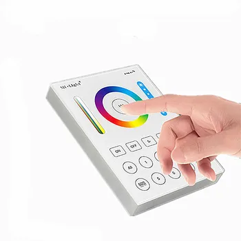 Milight 8 smart panel remote control 8 group RGB+ color temperature smart panel remote control B8
Milight 8 smart panel remote control 8 group RGB+ color temperature smart panel remote control B8