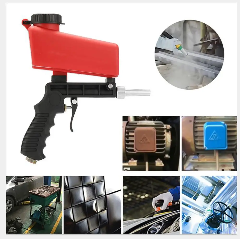 Hand Held Sandblasting Sand Blaster Gun Kit Portable Air Sanding Pneumatic Blasting Iron Removal Glass Mirror Etching
Hand Held Sandblasting Sand Blaster Gun Kit Portable Air Sanding Pneumatic Blasting Iron Removal Glass Mirror Etching