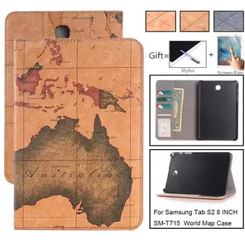 Retro World Map Case For Samsung Galaxy Tab S2 8.0 SM-T715 SM-T710 Stand Tablet Case T715 T710 Flip Magnetic Cover Capa Funda
Retro World Map Case For Samsung Galaxy Tab S2 8.0 SM-T715 SM-T710 Stand Tablet Case T715 T710 Flip Magnetic Cover Capa Funda
