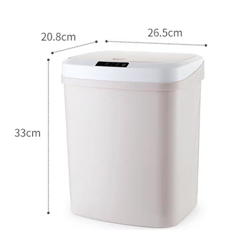 16L Home Intelligent Trash Can Battery Version low power Induction Garbage Bin Eco-friendly Waste Bins for Kitchen Bathroom
16L Home Intelligent Trash Can Battery Version low power Induction Garbage Bin Eco-friendly Waste Bins for Kitchen Bathroom