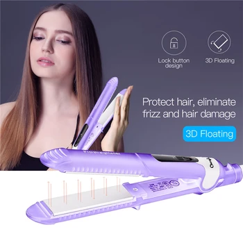 Portable 2 in 1 Hair Straightener Hair Curler Professional Hair Styly Tool Curling Iron Wand Hair Curler Fast Heat-up Curling Wa
Portable 2 in 1 Hair Straightener Hair Curler Professional Hair Styly Tool Curling Iron Wand Hair Curler Fast Heat-up Curling Wa