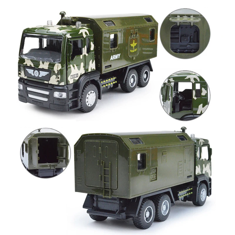 Модель военного автомобиля HOMMAT 1:50 модель грузовика армии литый под давлением