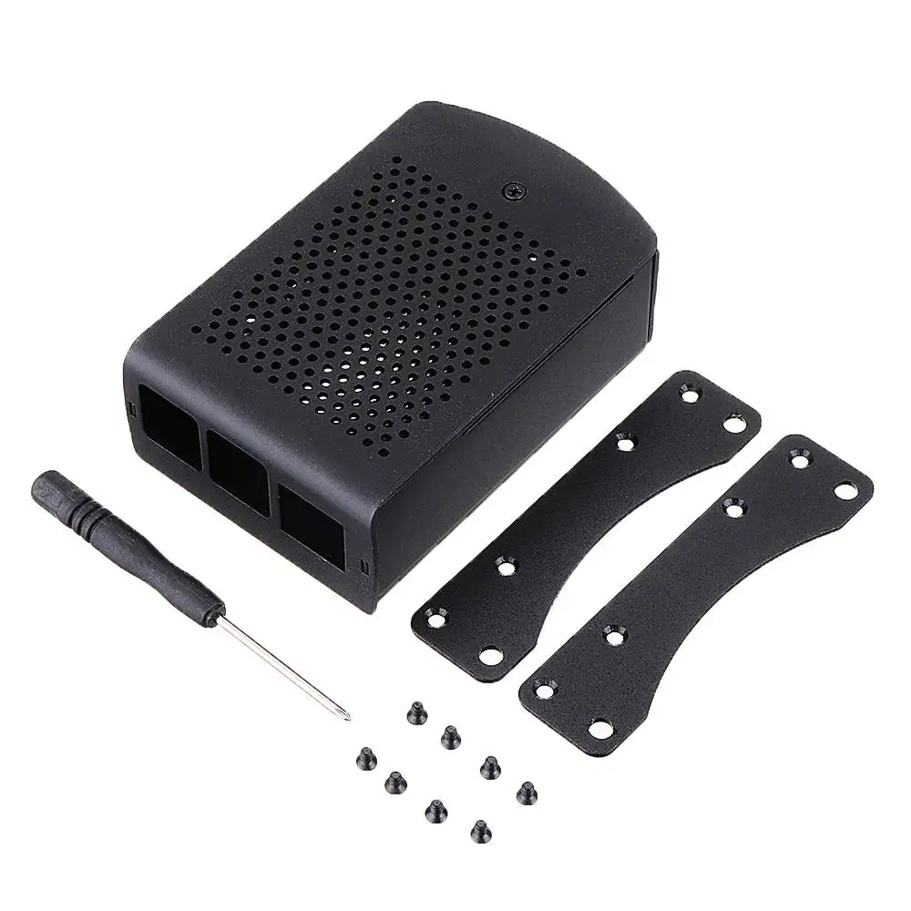 LEORY Aluminum Alloy Metal Case Turtle Body Outer Casing with Wall Mount Bracket for Raspberry Pi 4
LEORY Aluminum Alloy Metal Case Turtle Body Outer Casing with Wall Mount Bracket for Raspberry Pi 4