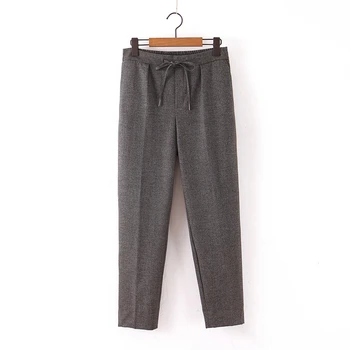 Casual New Spring Loose Trousers Women High Waist Lace Up Office Lady Pants Female Solid Color Pants XB249
Casual New Spring Loose Trousers Women High Waist Lace Up Office Lady Pants Female Solid Color Pants XB249
