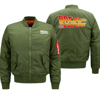 Newest Movie Pattern Mens Zipper Jacket Back To The Future Mens Military Style Jackets Casual Personalized Tops Men Bomber Pilot
Newest Movie Pattern Mens Zipper Jacket Back To The Future Mens Military Style Jackets Casual Personalized Tops Men Bomber Pilot