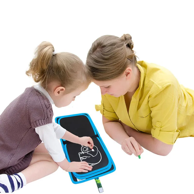 1pc Children's Drawing Toy Portable Girl Color Chalk Cloth Book Recyclable Puzzle Parent-child Interactive Drawing Toy 20*22cm
1pc Children's Drawing Toy Portable Girl Color Chalk Cloth Book Recyclable Puzzle Parent-child Interactive Drawing Toy 20*22cm