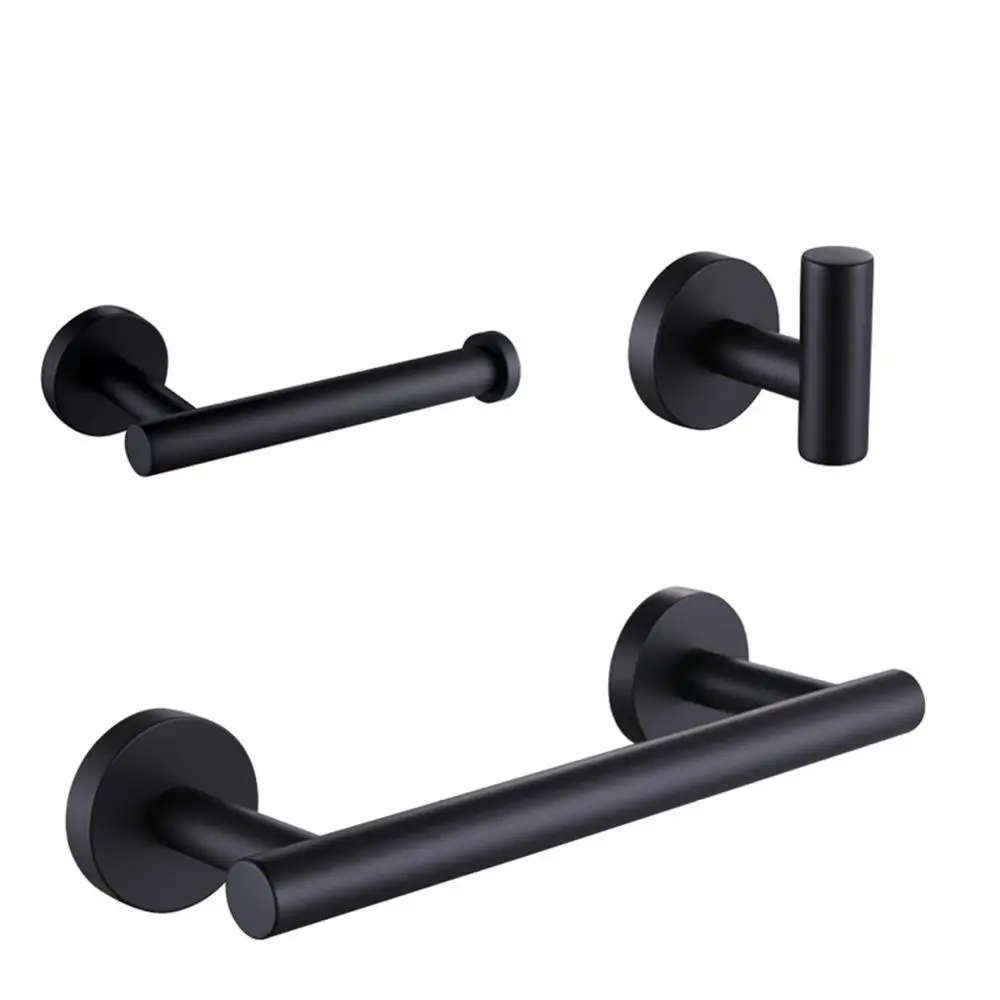 3pcs Bathroom Hardware Set Robe Hook Towel Rail Bar Rack Bar Shelf Tissue Paper Holder Toothbrush Holder Bathroom Accessories
3pcs Bathroom Hardware Set Robe Hook Towel Rail Bar Rack Bar Shelf Tissue Paper Holder Toothbrush Holder Bathroom Accessories