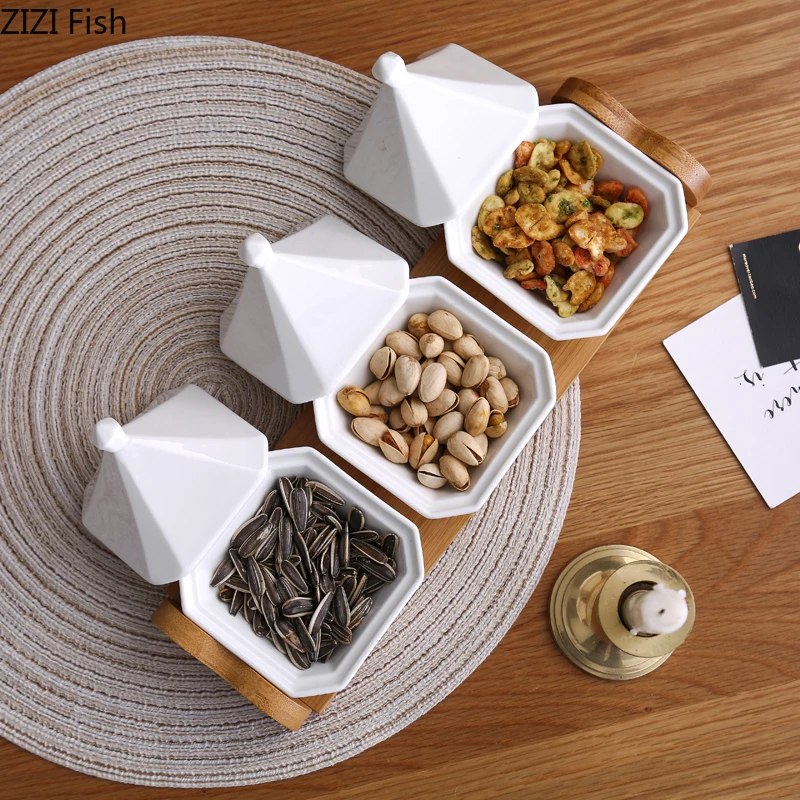 Creative Ceramic Fruit Plate Snack Plate Serving Platter Japanese Small Dish with Tray Home Desktop Dried Fruit Snack Tray
Creative Ceramic Fruit Plate Snack Plate Serving Platter Japanese Small Dish with Tray Home Desktop Dried Fruit Snack Tray