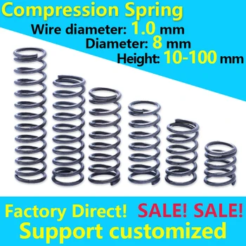 Spring Coil Spring Pressure Spring Customized spring steels Rotor Return Spring Wire Diameter 1.0mm Diameter 8mm Spot Good
Spring Coil Spring Pressure Spring Customized spring steels Rotor Return Spring Wire Diameter 1.0mm Diameter 8mm Spot Good
