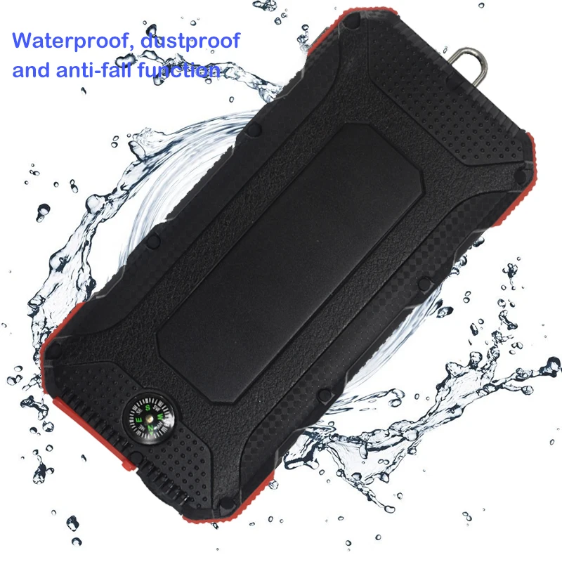 Real waterproof Solar Power Bank 30000mAh Powerbank For macbook iPhone Samsung Huawei PD Fast Charging Quick Charge 3.0 charger
Real waterproof Solar Power Bank 30000mAh Powerbank For macbook iPhone Samsung Huawei PD Fast Charging Quick Charge 3.0 charger