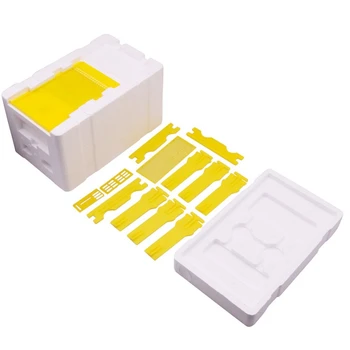 2Pcs Bee Hive Beekeeping King Box Pollination Box Foam Frames Beekeeping Tool Kit Beehive 241*148*166mm
2Pcs Bee Hive Beekeeping King Box Pollination Box Foam Frames Beekeeping Tool Kit Beehive 241*148*166mm