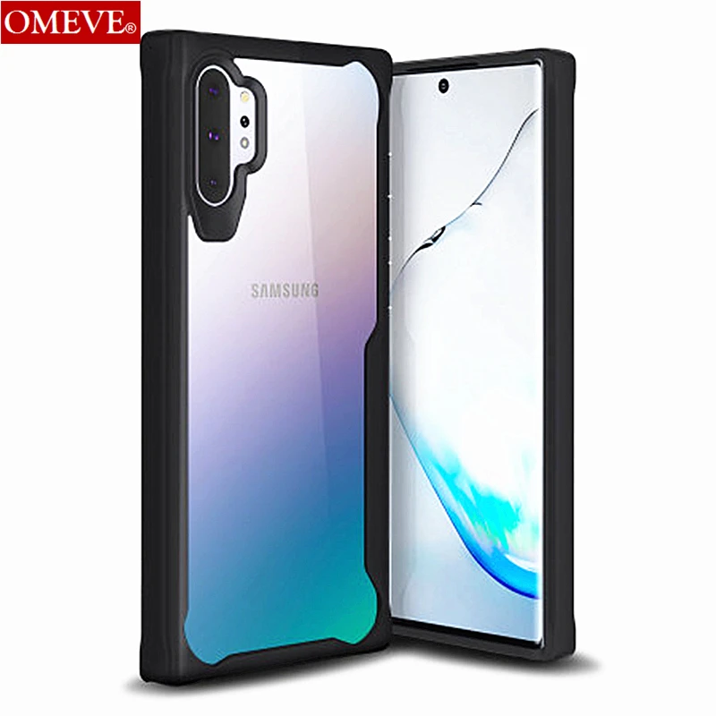 OMEVE Shield for Samsung Galaxy Note 10 Plus Case Hybrid TPU Hard PC Transparent Back Cover for Galaxy Note10 Pro Bumper Case
OMEVE Shield for Samsung Galaxy Note 10 Plus Case Hybrid TPU Hard PC Transparent Back Cover for Galaxy Note10 Pro Bumper Case