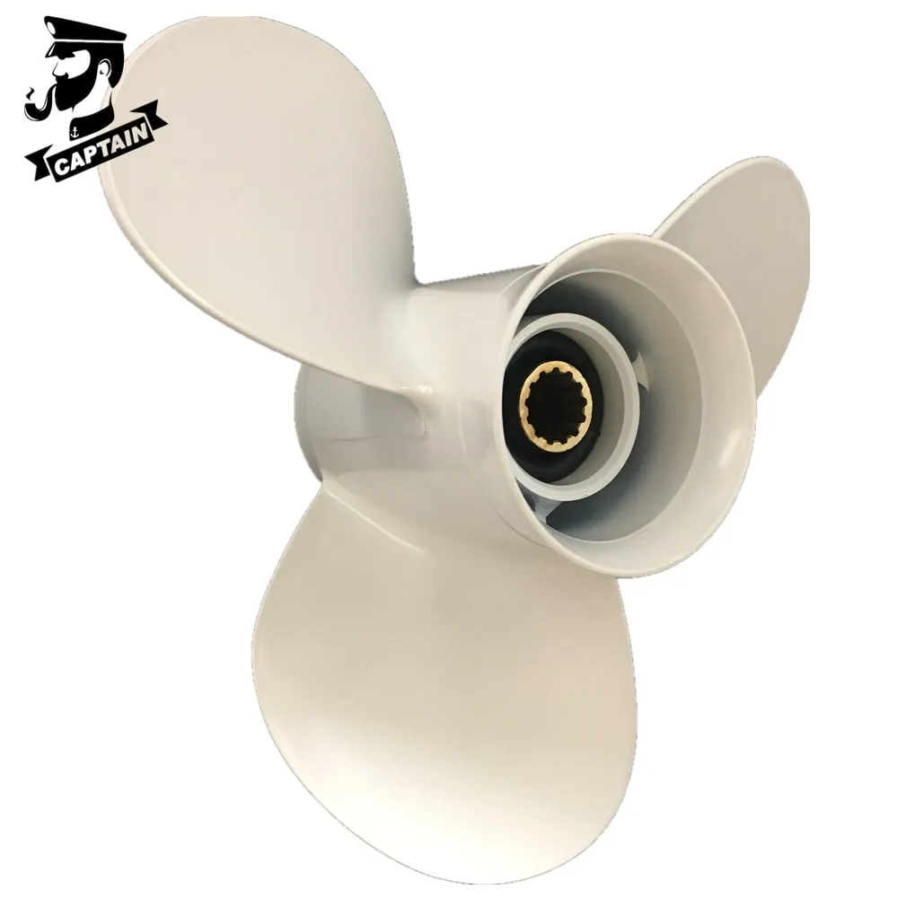 Captain Propeller 10 3/8x13 Fit Yamaha Outboard Engines 25-60HP Aluminum 13 Tooth Spline RH 6H5-45945-00-EL
Captain Propeller 10 3/8x13 Fit Yamaha Outboard Engines 25-60HP Aluminum 13 Tooth Spline RH 6H5-45945-00-EL
