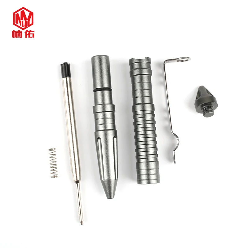 B2 Aluminum alloy Tactical Pen Tungsten Steel Broken Window Pen Survival EDC Tool Multi-function Self-defense Pen
B2 Aluminum alloy Tactical Pen Tungsten Steel Broken Window Pen Survival EDC Tool Multi-function Self-defense Pen