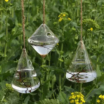 Hanging Clear Rhombus Triangle Glass Plant Flower Pot Vases Planter Garden Decor
Hanging Clear Rhombus Triangle Glass Plant Flower Pot Vases Planter Garden Decor