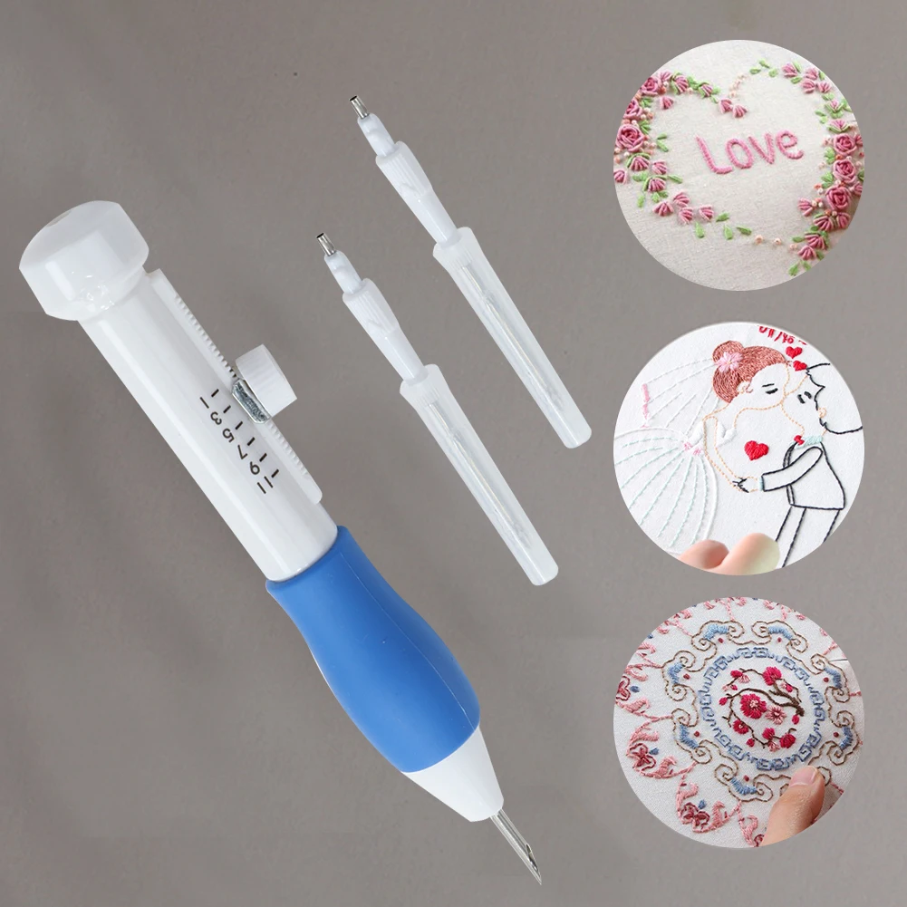 Embroidery Needle Weaving Pen Tool Fancy Art Hand Making Sewing Poking Stitch Tools Crochet Knitting Needle kitchen accessories
Embroidery Needle Weaving Pen Tool Fancy Art Hand Making Sewing Poking Stitch Tools Crochet Knitting Needle kitchen accessories