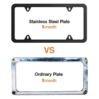 2pcs Stainless Steel License Plate Frame Tag Cover Holder For Auto Truck Vehicles Only For Canada Car Regulation Plate Frame Tag 
2pcs Stainless Steel License Plate Frame Tag Cover Holder For Auto Truck Vehicles Only For Canada Car Regulation Plate Frame Tag