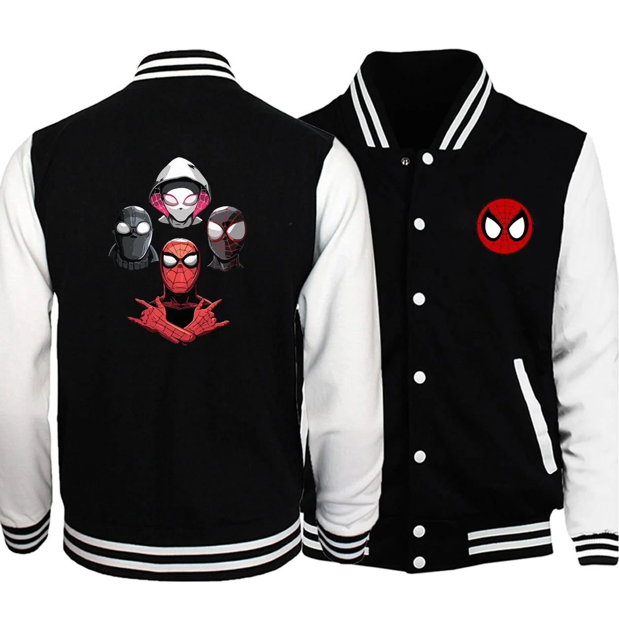 Spider-Man Parallel Universe print color matching jackets Coats autumn winter coats 2020 men trend plus size baseball jackets
Spider-Man Parallel Universe print color matching jackets Coats autumn winter coats 2020 men trend plus size baseball jackets