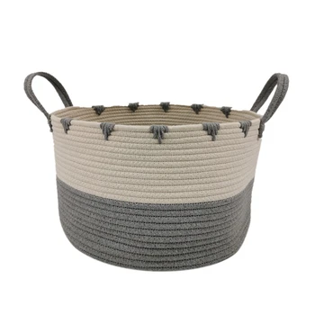 Nordic Style Cotton Rope Storage Baskets Handmade Woven Dirty Clothes Laundry Basket Large Kids Toy Sundries Organizer Hamper
Nordic Style Cotton Rope Storage Baskets Handmade Woven Dirty Clothes Laundry Basket Large Kids Toy Sundries Organizer Hamper