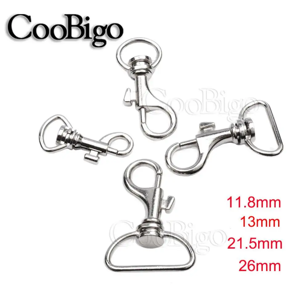 5pcs Metal Snap Lobster Clasp Hook 4 Sizes Pick Swivel Trigger Clips Webbing Leather Keychain Belt Strap Bag Parts Accessories
5pcs Metal Snap Lobster Clasp Hook 4 Sizes Pick Swivel Trigger Clips Webbing Leather Keychain Belt Strap Bag Parts Accessories