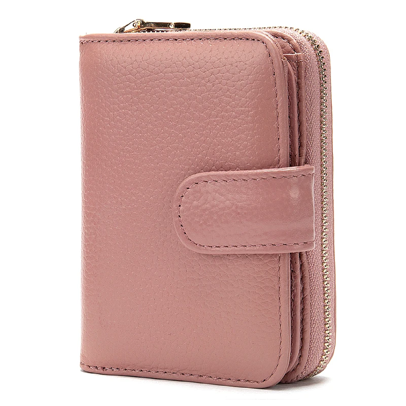 Wallet Women's Pink Genuine Leather Hand-held Coin Purse Multi-function Card Slot Credit Card Cover Large Capacity Card Holder
Wallet Women's Pink Genuine Leather Hand-held Coin Purse Multi-function Card Slot Credit Card Cover Large Capacity Card Holder