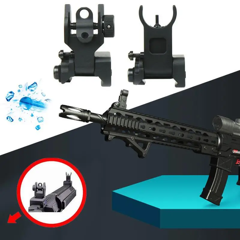 CNC machining metal Front and rear tactical folding Metal sight Outdoor toy tactical CS game equipment
CNC machining metal Front and rear tactical folding Metal sight Outdoor toy tactical CS game equipment