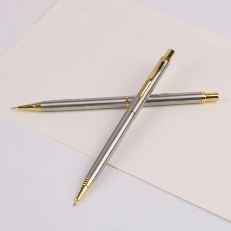 0.5mm Commercial Metal Ballpoint Pen Mechanical Pencil Automatic Pens Writing Drawing School Supplies Stationery
0.5mm Commercial Metal Ballpoint Pen Mechanical Pencil Automatic Pens Writing Drawing School Supplies Stationery