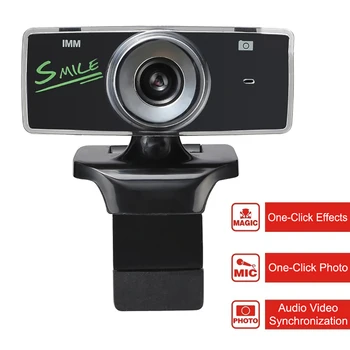 Webcam HDWeb Camera with Built-in HD Microphone USB 2.0 Plug CMOS Web Cam 360 Degree MIC Clip-on For Skype Computer Desktop
Webcam HDWeb Camera with Built-in HD Microphone USB 2.0 Plug CMOS Web Cam 360 Degree MIC Clip-on For Skype Computer Desktop
