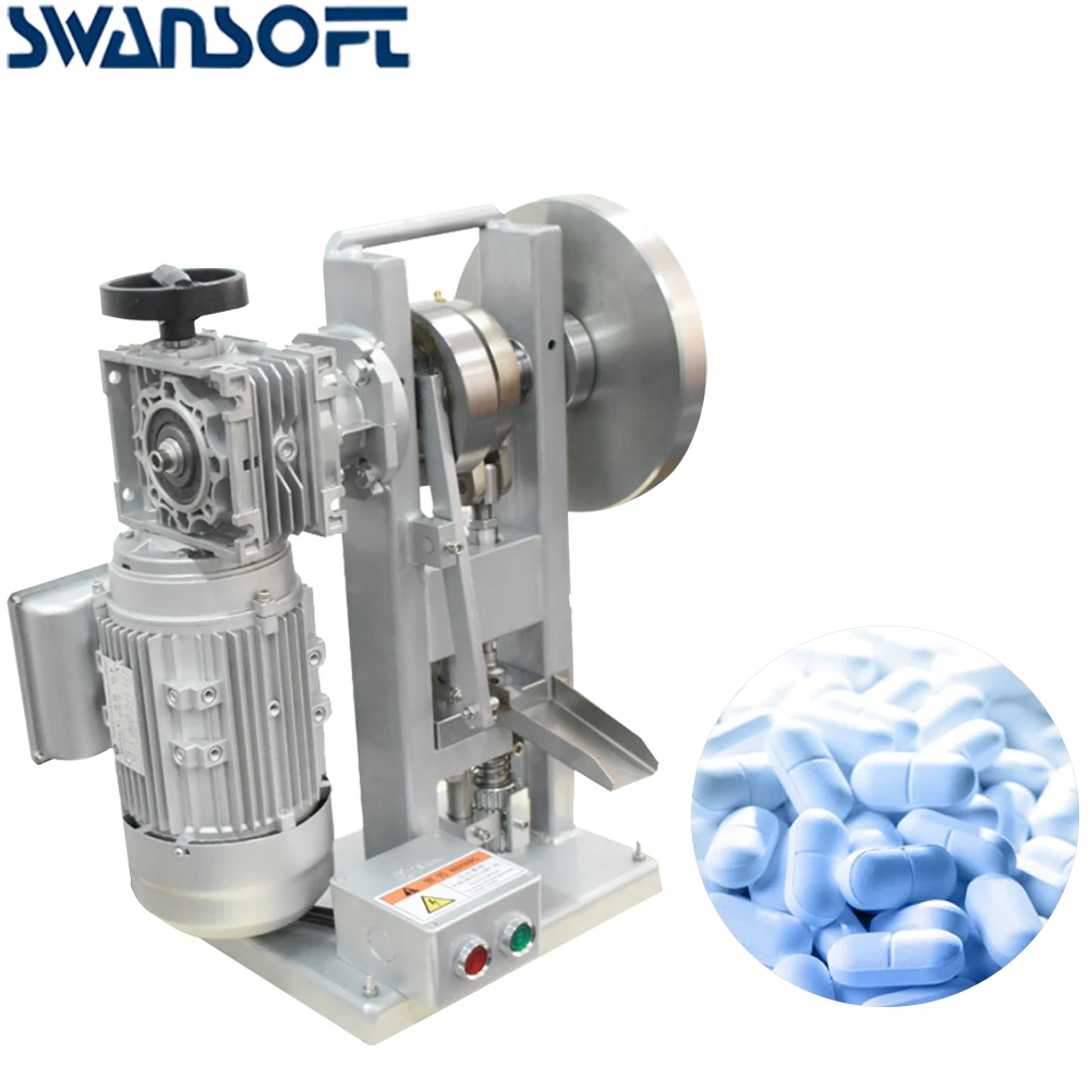 SWANSOFT cost-effective pressure single stamping machine electric manual Chinese herbal powder powder milk powder tablet press
SWANSOFT cost-effective pressure single stamping machine electric manual Chinese herbal powder powder milk powder tablet press
