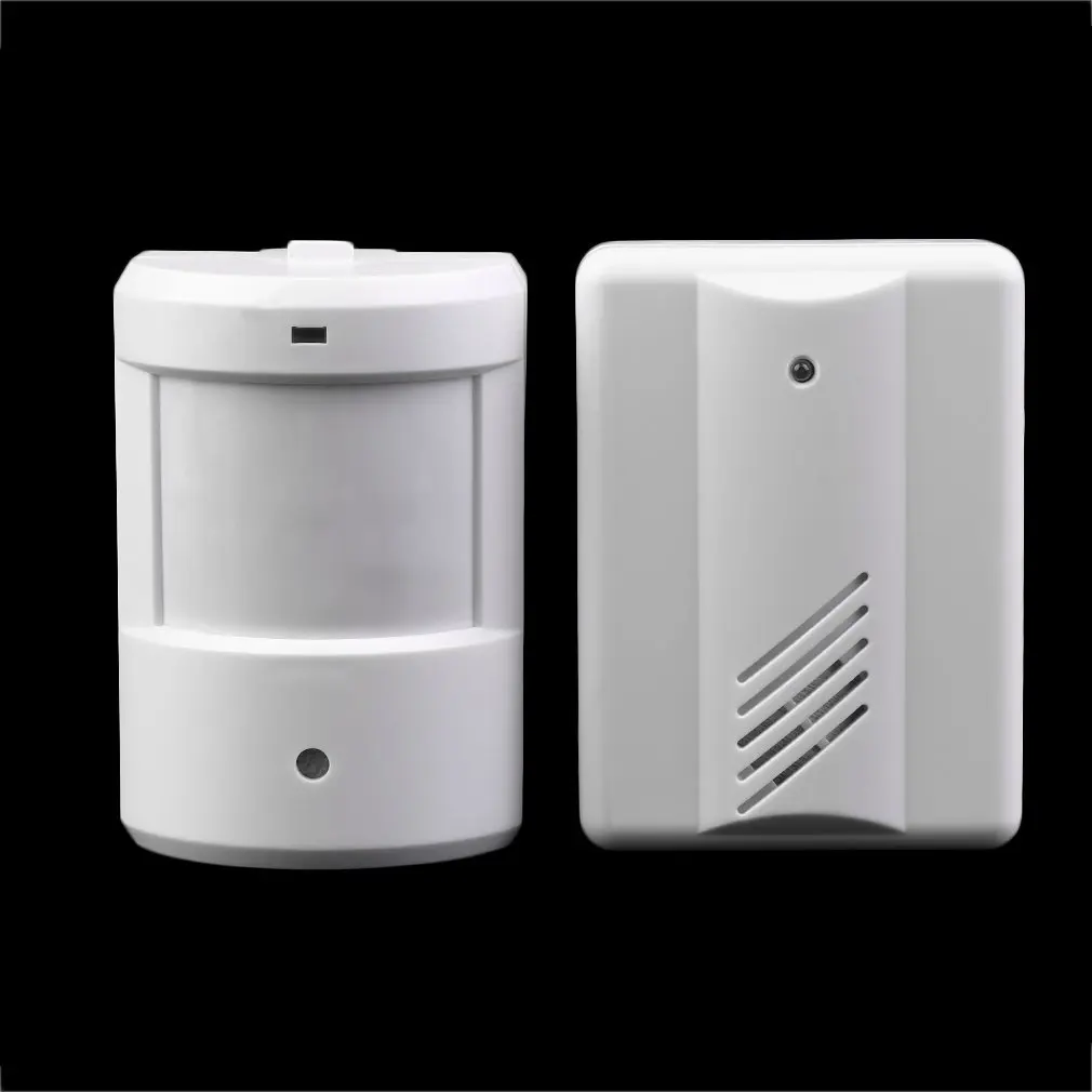 Wireless IR Remote Security Doorbell Alarm System Wireless Detector Alarm Driveway Patrol Garage Infrared Motion Sensor White
Wireless IR Remote Security Doorbell Alarm System Wireless Detector Alarm Driveway Patrol Garage Infrared Motion Sensor White