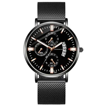 E81 Fashion Watch Women Luxury Solid Color Ultra-thin Dial Dress Fashion Rose Gold Alloy Quartz Wrist Watches Three Eyes Watch
E81 Fashion Watch Women Luxury Solid Color Ultra-thin Dial Dress Fashion Rose Gold Alloy Quartz Wrist Watches Three Eyes Watch