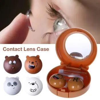 Contact Lens Case Cartoon Animal Series Cute Bear Mini Plastic Contact Lens Organizer With Mirror Tweezer Dropshipping
Contact Lens Case Cartoon Animal Series Cute Bear Mini Plastic Contact Lens Organizer With Mirror Tweezer Dropshipping