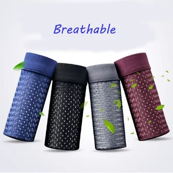 4pcs Men's Mesh Boxer Shorts Underwear Cool Ice Silk Men Boxer Underpants Breathable Men Sexy Slim Man Panties 
4pcs Men's Mesh Boxer Shorts Underwear Cool Ice Silk Men Boxer Underpants Breathable Men Sexy Slim Man Panties