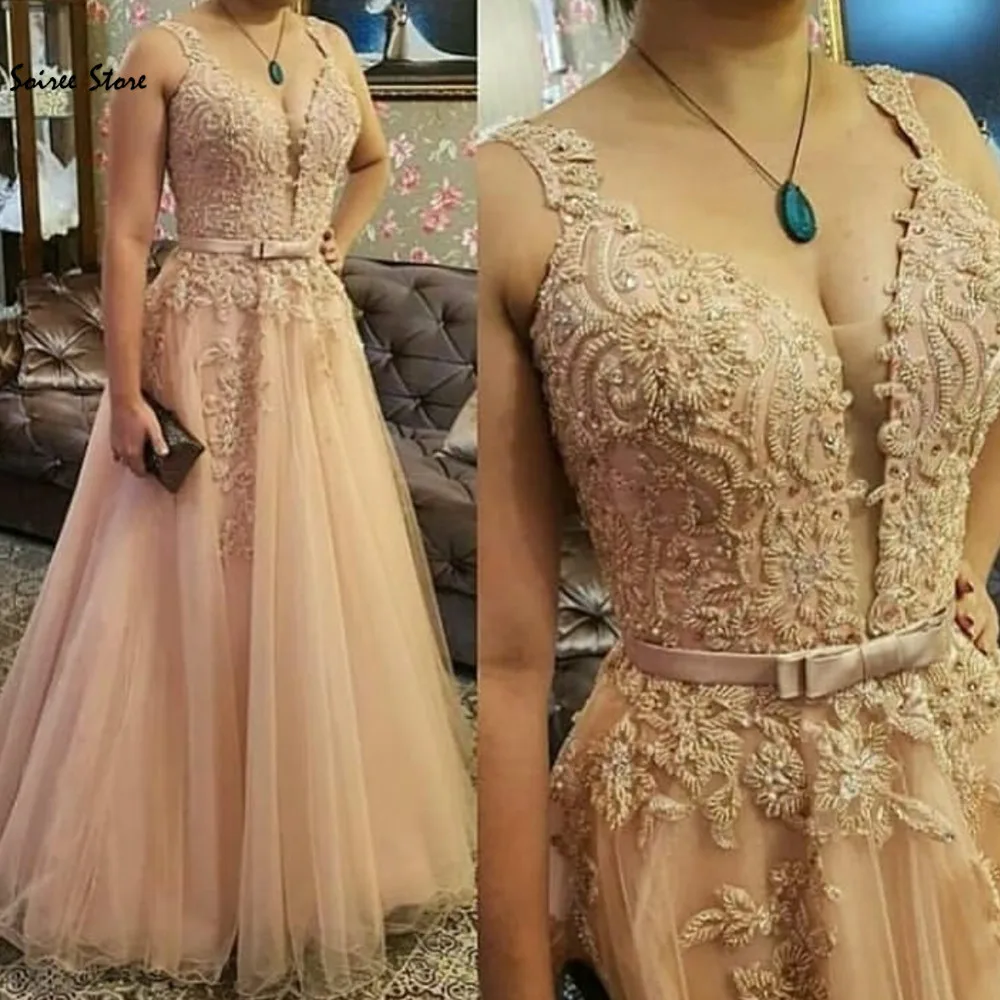 Fairy Light Champagne Prom Dresses Spaghetti Straps A Line Tulle Full Length Evening Dresses Long Graduation Party Gowns 2020
Fairy Light Champagne Prom Dresses Spaghetti Straps A Line Tulle Full Length Evening Dresses Long Graduation Party Gowns 2020