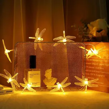 10 LED Dragonfly String Lights Christmas Holiday Wedding Party Indoor Outdoor Yard Decorative String Lamps
10 LED Dragonfly String Lights Christmas Holiday Wedding Party Indoor Outdoor Yard Decorative String Lamps