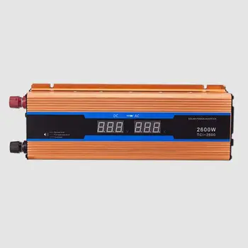 Dual Display Car Power Inverter Converter Charger Adapter Modified Sine Wave 2600W
Dual Display Car Power Inverter Converter Charger Adapter Modified Sine Wave 2600W