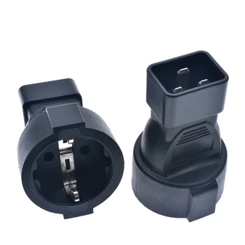 Power Plug Adapter IEC C20 Plug to Schuko CEE7/7 Female Power Adapter Female PDU UPS IEC320 EU Plug Adapter Socket*
Power Plug Adapter IEC C20 Plug to Schuko CEE7/7 Female Power Adapter Female PDU UPS IEC320 EU Plug Adapter Socket*