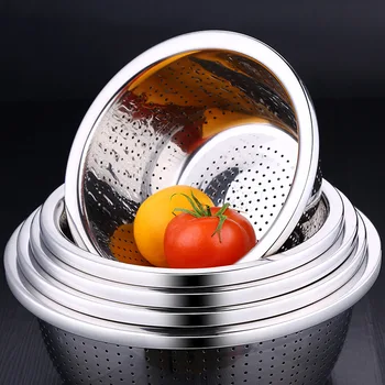6 Pcs/Set Leachate Basin SUS 304 Thincked Stainless Steel Solid Kitchen Utensils Deepen Temperature Resistance Superior Quality
6 Pcs/Set Leachate Basin SUS 304 Thincked Stainless Steel Solid Kitchen Utensils Deepen Temperature Resistance Superior Quality