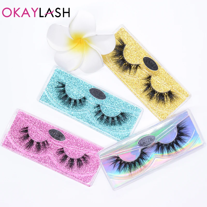 OKAYLASH 3D натуральные норковые накладные ресницы косметические пушистые Густые