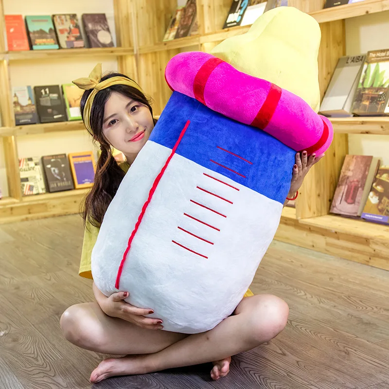 Creative Cute Feeding Bottle Doll Pillow Pajama Children Plush Toys Large Size Doll Women's Birthday Baby GIRL'S
Creative Cute Feeding Bottle Doll Pillow Pajama Children Plush Toys Large Size Doll Women's Birthday Baby GIRL'S
