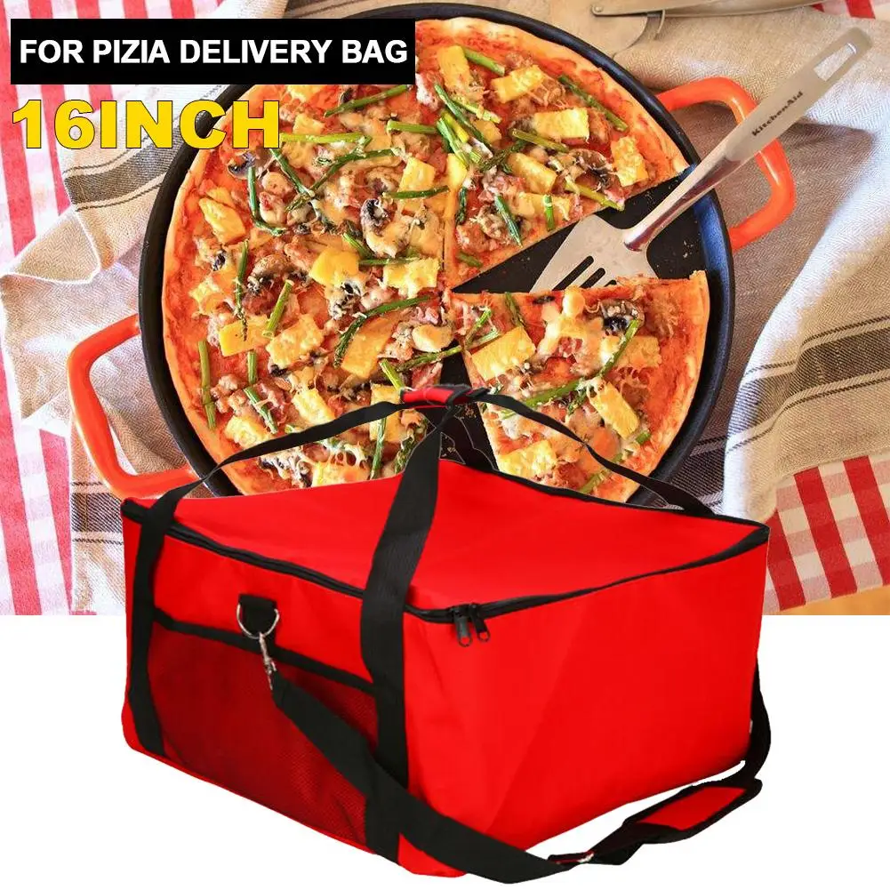 High Quality Protable 16 Inch Pizza Cake Delivery Bag Picnic Package Red Insulated Thermal Food Storage Holder
High Quality Protable 16 Inch Pizza Cake Delivery Bag Picnic Package Red Insulated Thermal Food Storage Holder