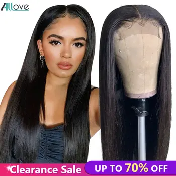 Allove Straight Human Hair Wigs for Women 4x4 Lace Closure Wig Pre Plucked Lace Front Human Hair Wig 150% Indian Lace Wigs
Allove Straight Human Hair Wigs for Women 4x4 Lace Closure Wig Pre Plucked Lace Front Human Hair Wig 150% Indian Lace Wigs