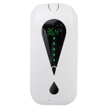 2 in 1 Infrared Thermometer Automatic LED Soap Dispenser Wall-Mounted Non-Contact Soap Dispenser and Thermometer
2 in 1 Infrared Thermometer Automatic LED Soap Dispenser Wall-Mounted Non-Contact Soap Dispenser and Thermometer