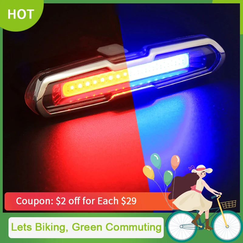 USB Rechargeable Front Rear Bicycle Light Lithium Battery LED Bike Taillight Cycling Helmet Light Lamp Mount Bicycle Accessories
USB Rechargeable Front Rear Bicycle Light Lithium Battery LED Bike Taillight Cycling Helmet Light Lamp Mount Bicycle Accessories