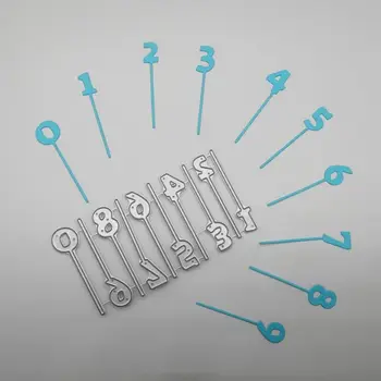 Creative number 0-9 New Metal Cutting Dies New Stencils for DIY Scrapbooking Paper Cards Craft Making Craft
Creative number 0-9 New Metal Cutting Dies New Stencils for DIY Scrapbooking Paper Cards Craft Making Craft