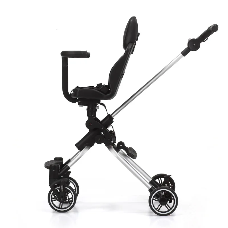Детская коляска легкая двухнаправленная Складная четыре колеса амортизация