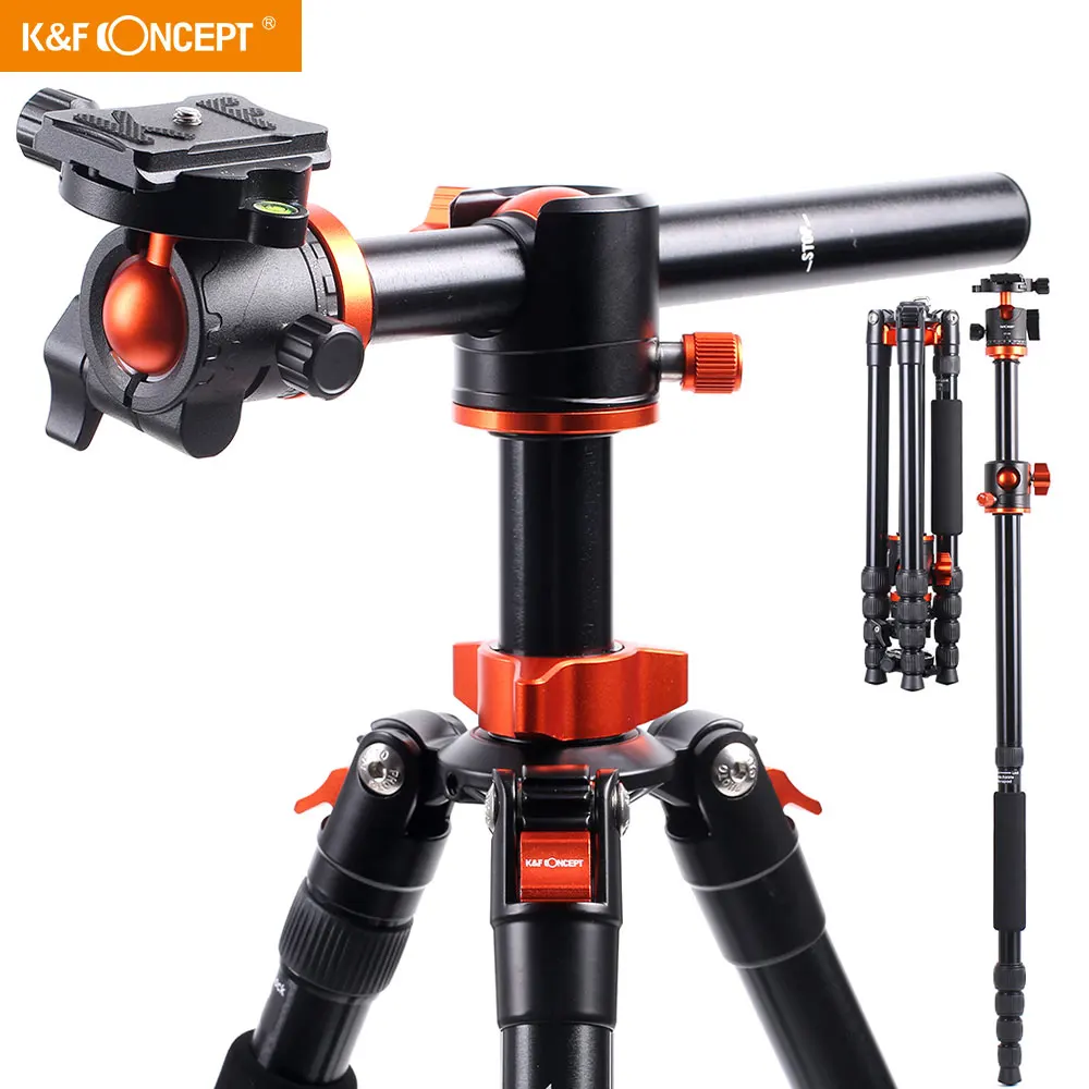 K&F Concept Camera Tripod Monopod 60 inch Overhead Aluminum Lightweight DSLR Tripod wiht Horizontal Arm and 360 Degree Ball Head
K&F Concept Camera Tripod Monopod 60 inch Overhead Aluminum Lightweight DSLR Tripod wiht Horizontal Arm and 360 Degree Ball Head