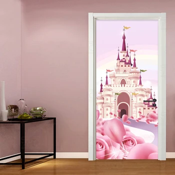 3D Wall Door Sticker Modern Creative DIY Home Design Cartoon Castle PVC Self-Adhesive Waterproof Sticker On The Door Wallpapers
3D Wall Door Sticker Modern Creative DIY Home Design Cartoon Castle PVC Self-Adhesive Waterproof Sticker On The Door Wallpapers