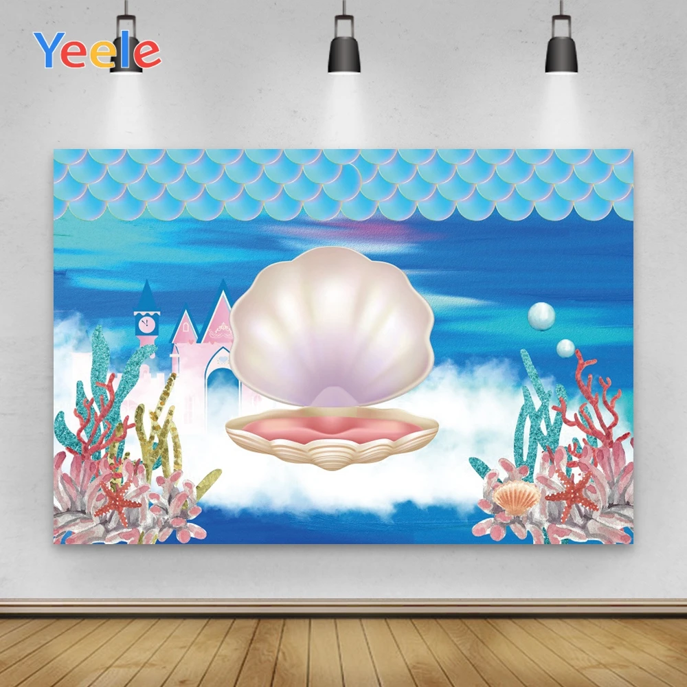 Yeele Birthday Party Backdrops Customized Seabed Shell Pink Castle Background Photozone Children Photo Shoot Props For Decor
Yeele Birthday Party Backdrops Customized Seabed Shell Pink Castle Background Photozone Children Photo Shoot Props For Decor