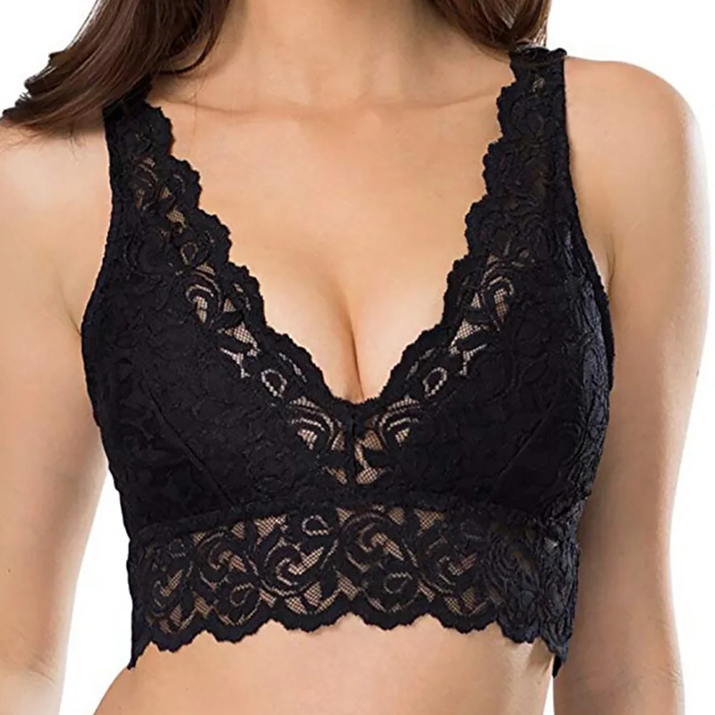 Splice Breathable Adult Women Bra Perspective Vest Soft Sexy Comfortable Elasticity V Neck Lace Gift Evening Charming
Splice Breathable Adult Women Bra Perspective Vest Soft Sexy Comfortable Elasticity V Neck Lace Gift Evening Charming